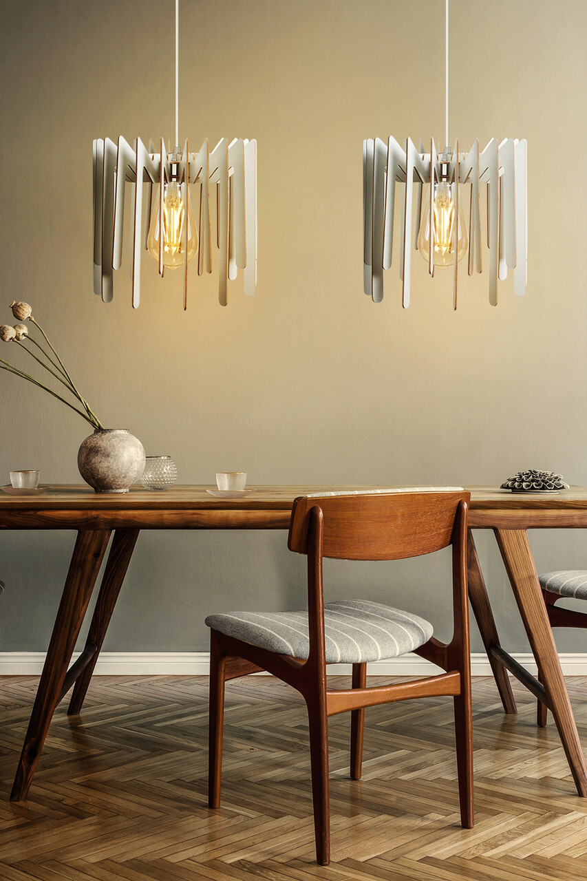 Lustra, Opviq, 390FLH1524, Alb - imagine 3